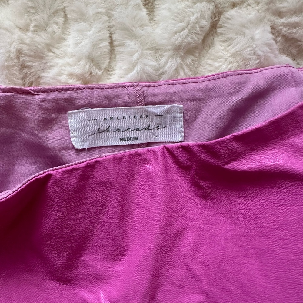 American Threads Pink Ruffled Mini Skirt - Picture 3 of 3